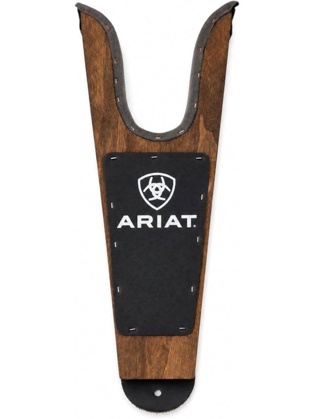Small Stained Wood Boot Jack with Padded Edge - Durable, Stylish, Easy to Use